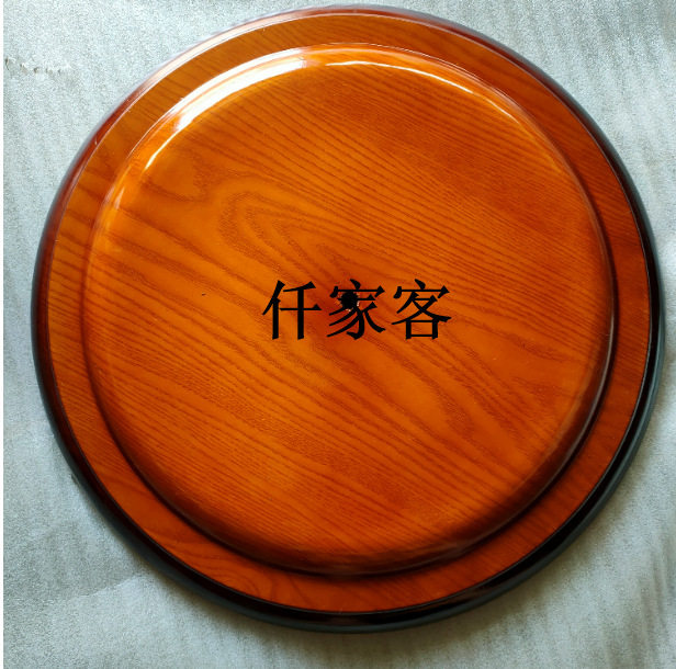 实木落地衣帽架底座底盘圆盘通用欧式挂衣架配件红色黄色白色