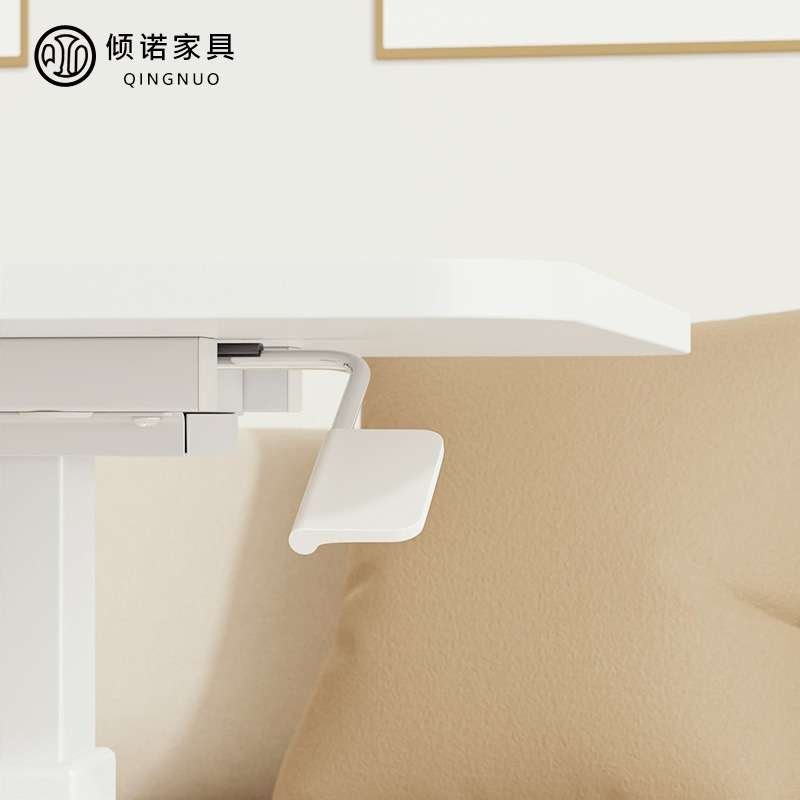 气动升降桌床边桌子可移动折叠小书桌家用学生电脑桌办公桌工作台