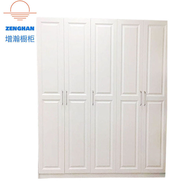 厂家定-制现代简约衣柜家居卧室整体衣柜实木组装木质衣柜