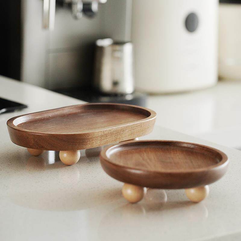 侘寂风木质香薰托盘摆件钥匙收纳盘创意甜点盘民宿玄关储物装饰盘,收纳整理,首饰盒,淘宝优惠券,粉丝福利购,淘宝优惠卷