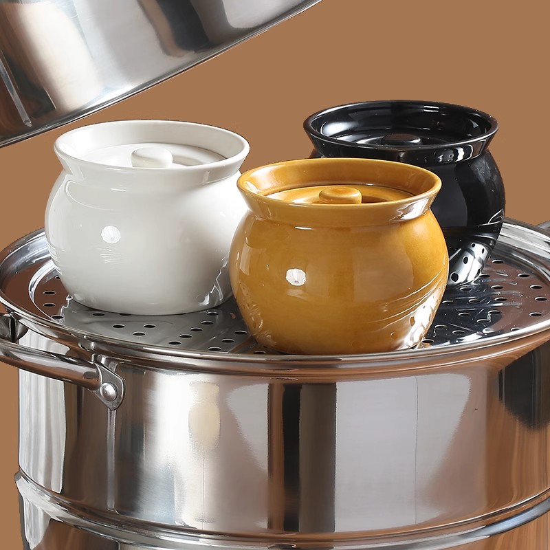 瓦罐汤炖盅家用汤罐陶瓷隔水炖