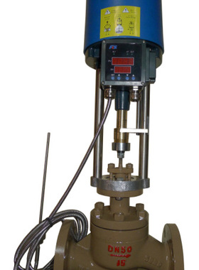 高温电动温度调节阀 导热油电动温控阀 蒸汽高温温控阀DN502寸