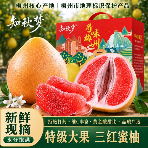 【9861人推荐】/特级三红蜜柚