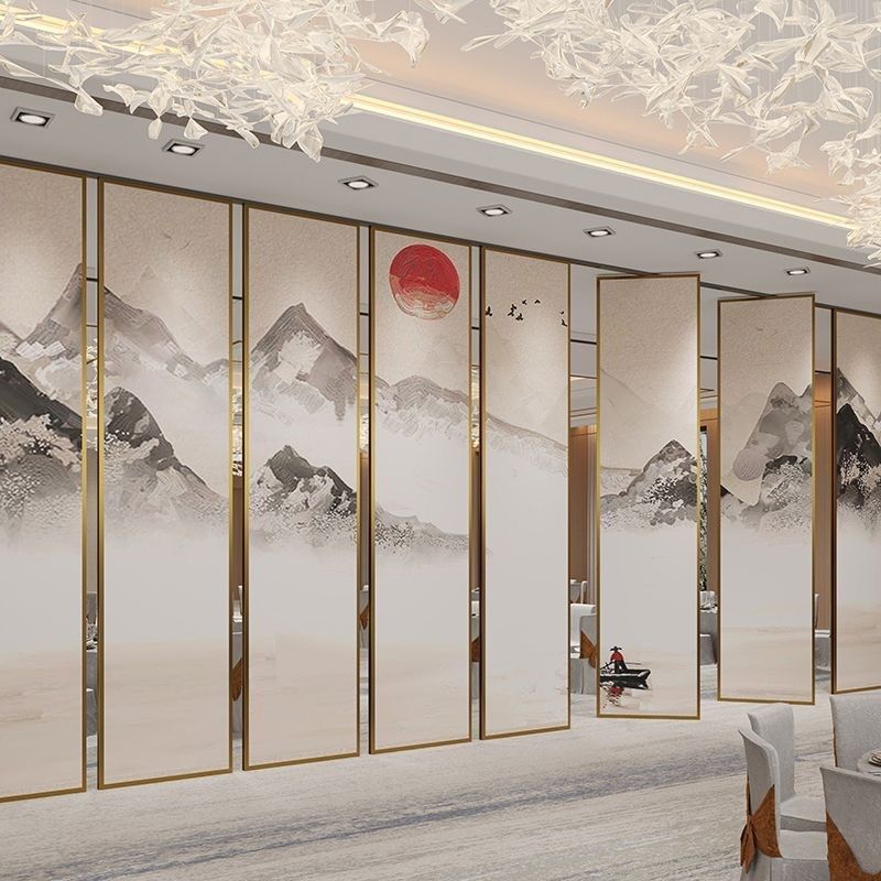 酒店活动隔断墙饭店包厢办公室折叠移动屏风推拉吊轨道隔音隔断门,商业/办公家具,高隔断/隔墙,淘宝优惠券,粉丝福利购,淘宝优惠卷