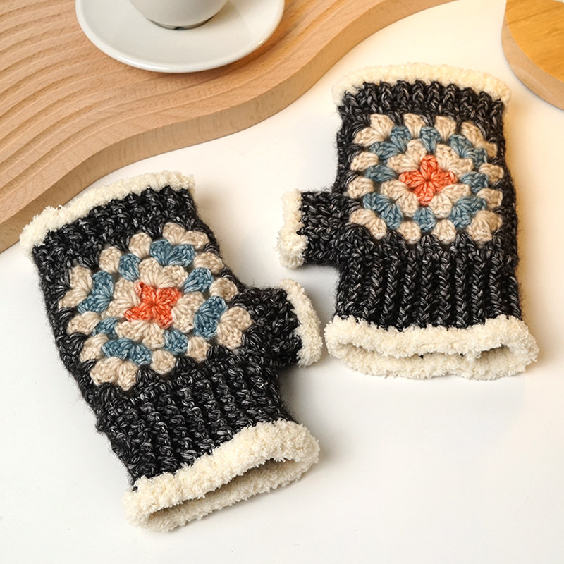 菲菲姐家diy手工编织祖母方格片手套材料包圣诞礼物毛线保暖手套,服饰配件/皮带/帽子/围巾,DIY编织材料包,淘宝优惠券,粉丝福利购,淘宝优惠卷