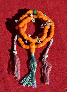 西藏拉萨直发大肠款牛骨女士手链4圈