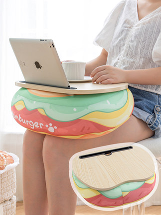 笔记本磁吸膝上桌软垫托盘桌懒人膝盖床上电脑桌靠垫平板桌学生