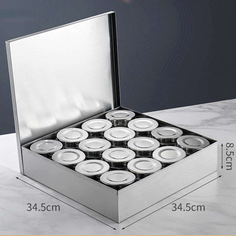 304不锈钢留样盒套装幼儿园学校食堂厨房食品食物留样专用盒带盖,收纳整理,食物收纳盒,淘宝优惠券,粉丝福利购,淘宝优惠卷