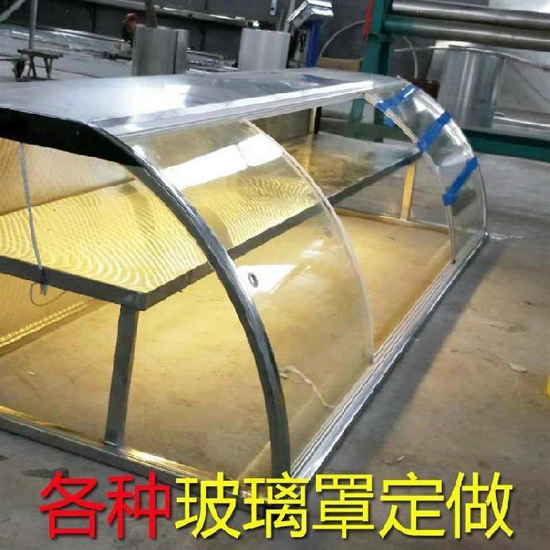 玻璃罩收纳加宽展柜早餐车熟食保温柜展柜面包店盒子定做饭堂固定