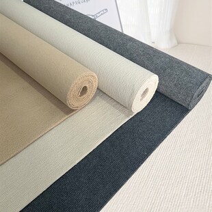 新品加厚卧室客厅拍照ins奶油风米白色简约整铺出租屋办公地毯