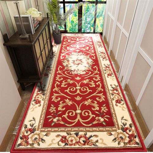 欧式长条地毯卧室客厅过道阳台走廊家用 床边长方形门厅门垫地垫