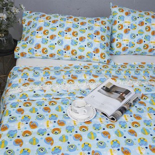 夏季双层薄款纯棉毯子单人v儿童婴儿午睡盖毯花边款无夹棉夏凉被