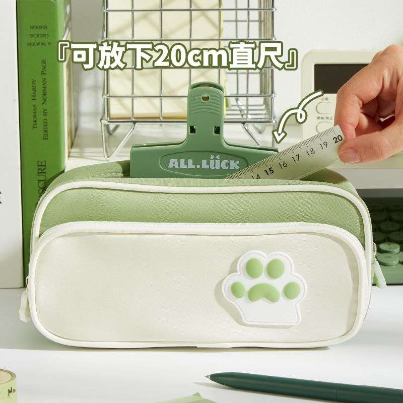 S2E大容量笔袋2024新款文具盒女孩款铅笔盒高颜值小学生少女心铅