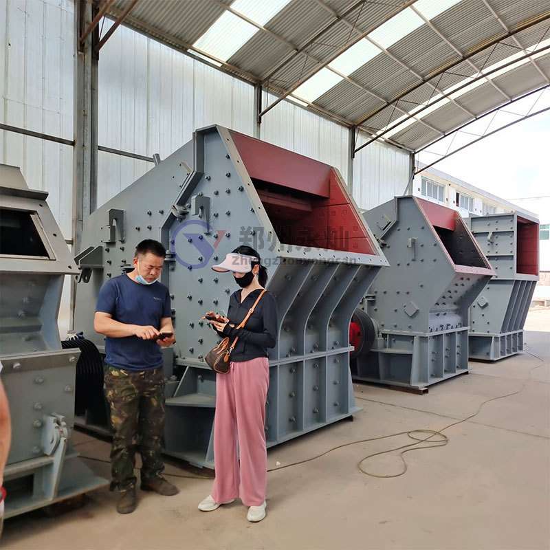 选矿用制砂机 煤炭砂石反击式破碎机 移动式高耐板锤鹅卵石粉碎机