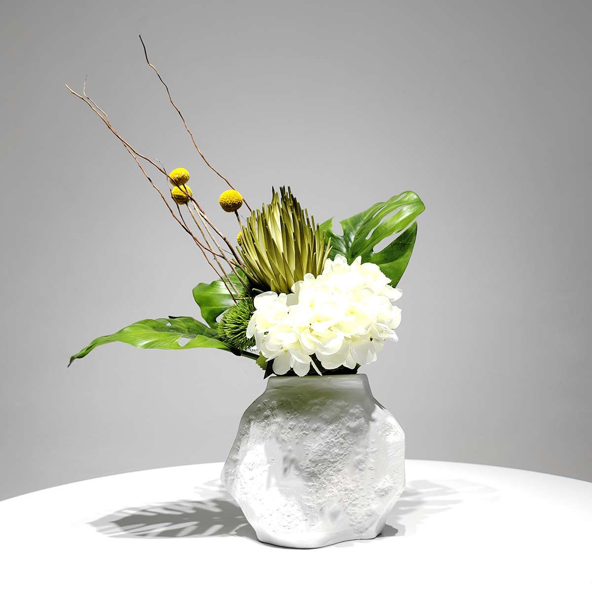 现代简约仿真花艺客厅茶几摆花电视柜装饰品售楼处绿植新中式摆件