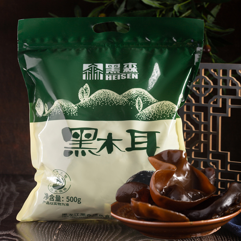 中国龙江森工集团出品东北黑木耳