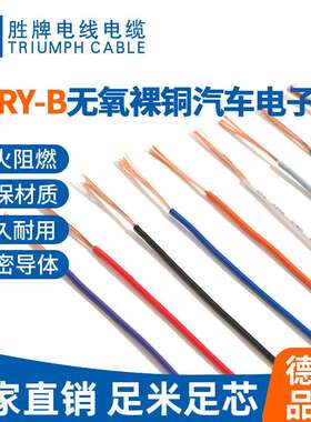 FLRY-B汽车PVC电子线0.35MM-6.0MM德系汽车线束低压汽车电器连接