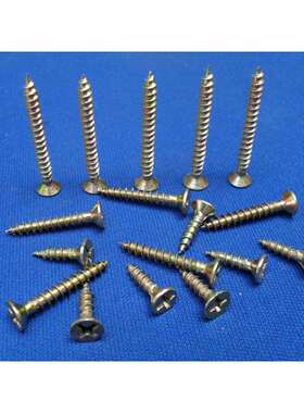 纤维板钉，十字头木螺丝3X16-18蓝锌色黑色尖尾自攻螺丝,螺丝厂