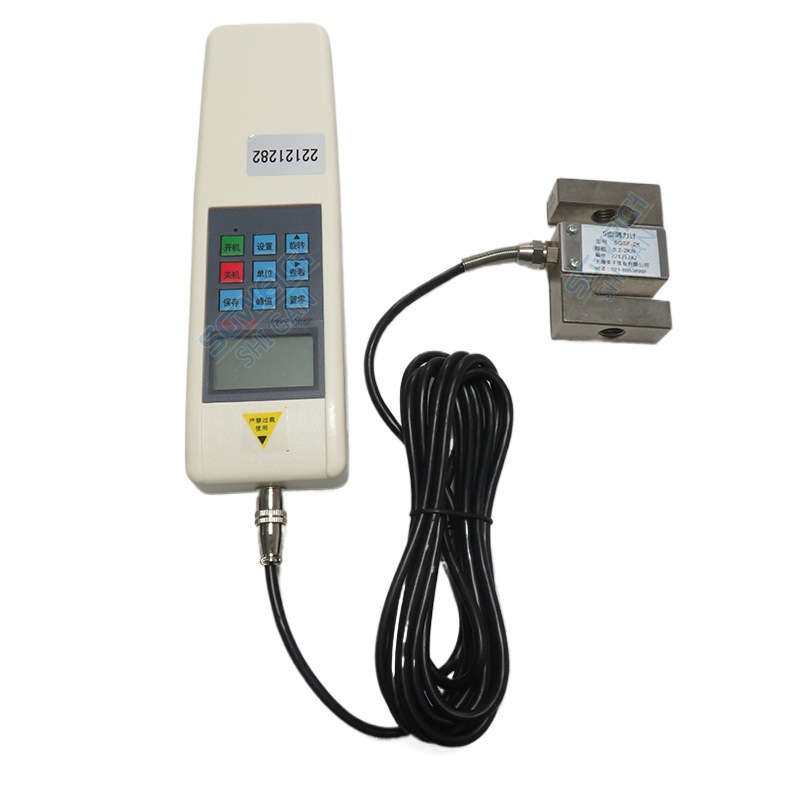 高精度S型测力计 S型外置连线推拉力计 小型数显拉压力计0.5-10kn