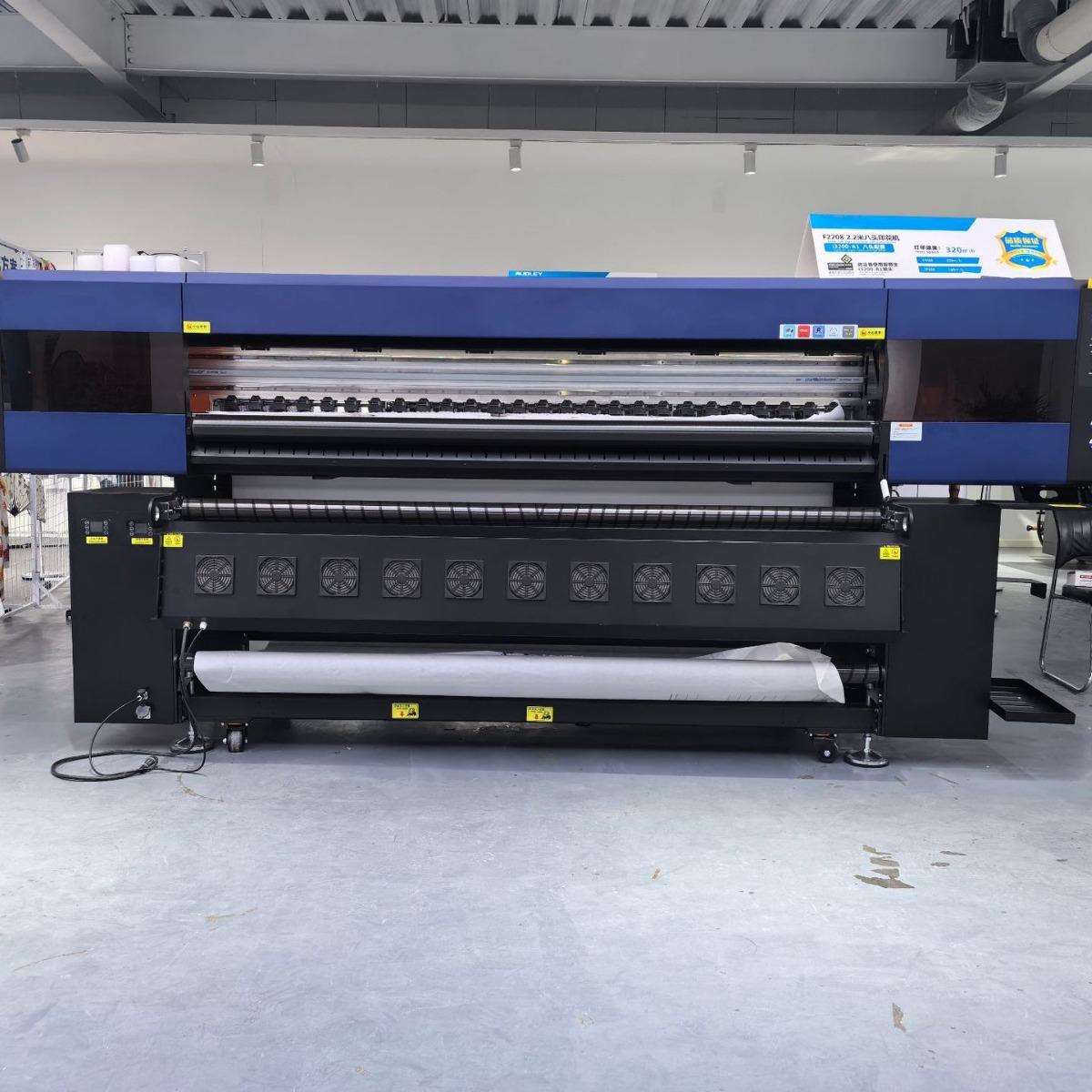 运动服装布料热升画打印机 1.9米宽幅服装数码印花机涤纶布印花机