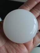 水玉冰魂天然阿富汗白玉柄片圆饼R配碳酸盐玉方石