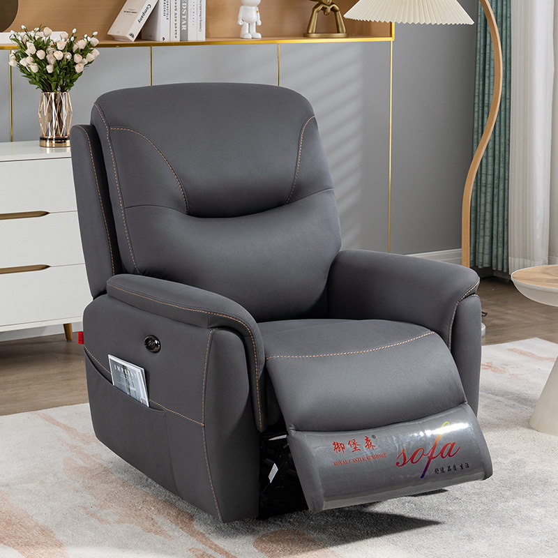 头等沙发舱单人可躺可睡电动科技布多功能按摩客厅美甲太空舱懒人