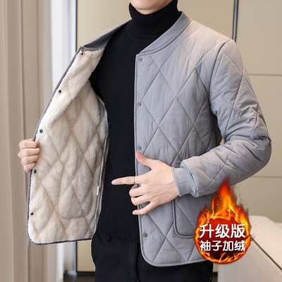 内胆棉衣男秋冬内穿加绒保暖棉袄初高中学生校服神器内搭羽绒棉服