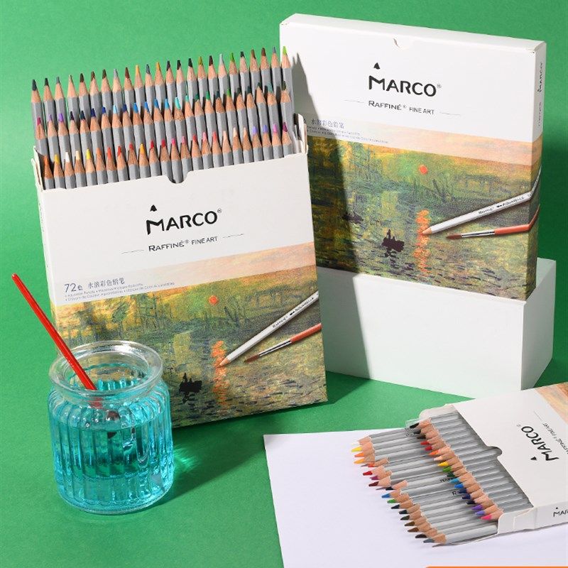 马可马可72色水溶性色铅艺术学生特别为学生学习动画24色36色儿童,文具电教/文化用品/商务用品,彩铅,淘宝优惠券,粉丝福利购,淘宝优惠卷