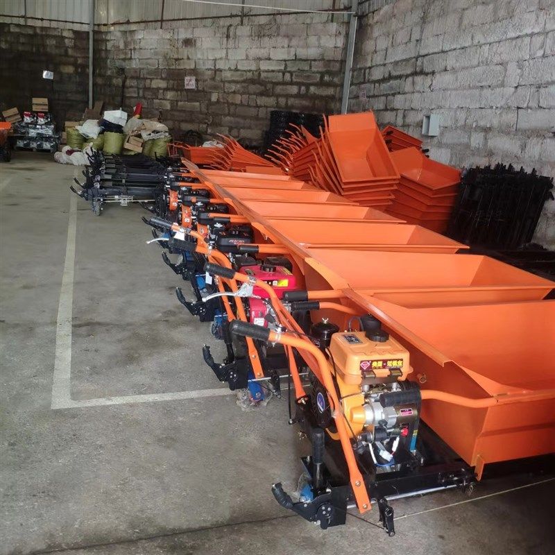 汽油手推斗车工程农用养殖三轮车柴油电动独轮车灰斗搬运拉货