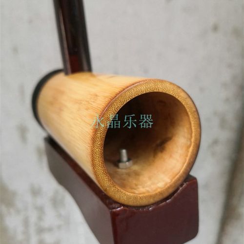 浙江婺剧徽胡 高音木杆京胡 精制仿乌木小竹筒徽胡 小木筒徽胡