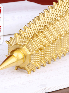 纯铜文昌塔摆件七层7层铜八卦文昌塔客厅玄关摆设书房桌面工艺礼