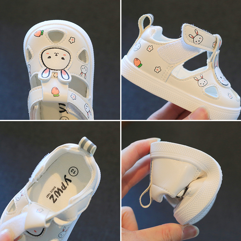 婴儿鞋夏款软底防掉6到12个月8可爱卡通男女宝宝学步鞋透气步前鞋