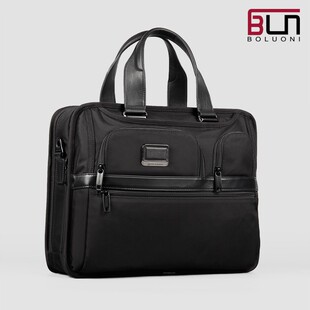 弹道尼龙男包手提包男士公文包商务电脑包单肩斜挎可扩展02603114