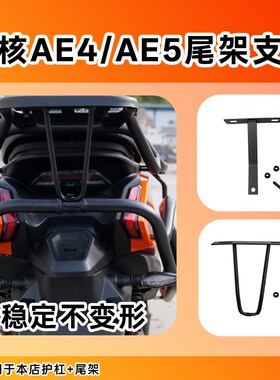 适用极核AE4SE/mMY25尾箱架支撑杆AE5iPro后货架加固增稳改装配件