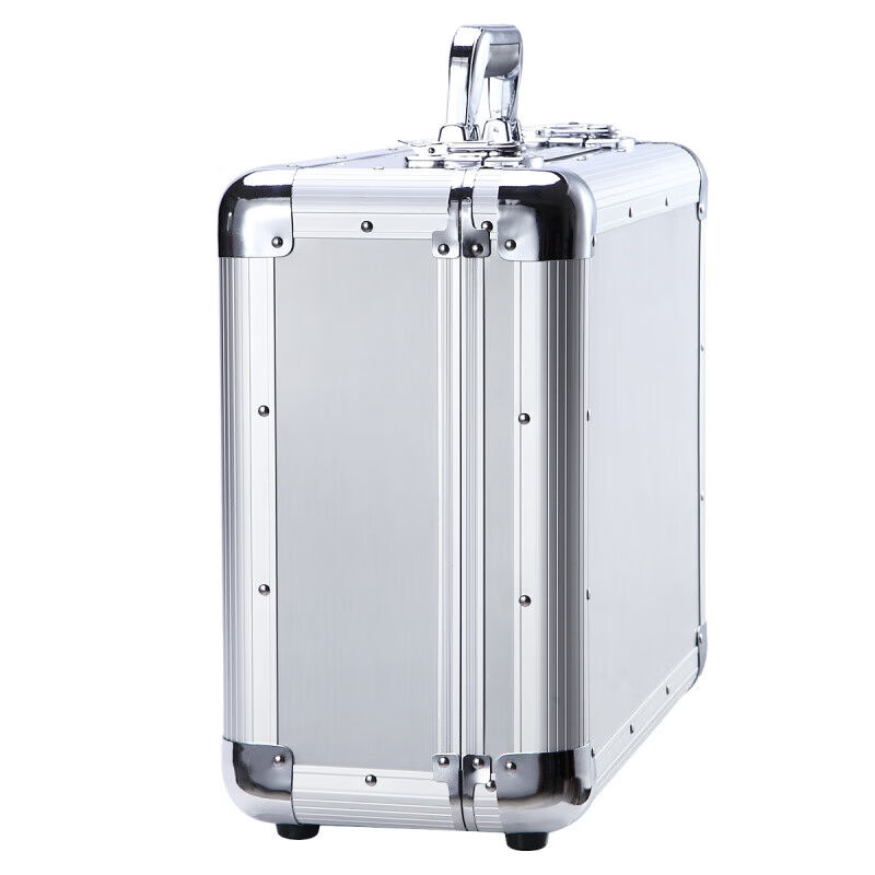 大号铝合金箱手提式工具箱多功能收纳全铝箱带锁箱子家用储物箱金