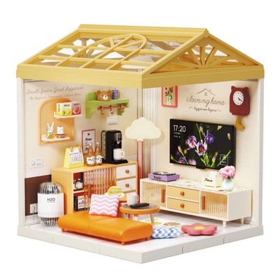 雅斯妮小城日记diy小屋手工拼装制作迷你微缩场景透明小房子模型