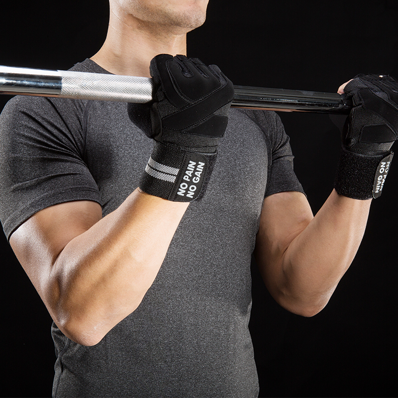 健身手套男护腕器械半指健身房训练举重单杠健美运动防滑厚撸铁冬