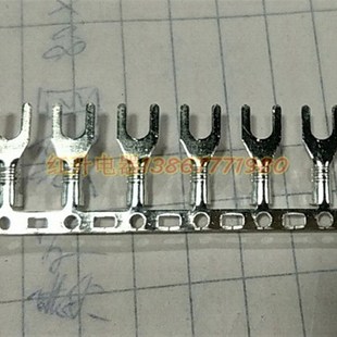 盘 3.2叉型接线片 10000只 接线压线端子 连带横带0.4 Y型接线片