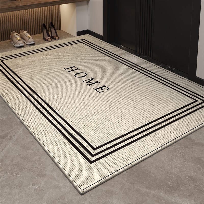 入户门地垫高级感进门耐脏防滑垫门口脚垫入户门外玄关可裁剪地毯