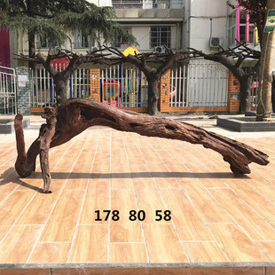 大中小号拱桥沉木 鱼缸造景树桩免煮 拱型天然紫柚流木大小型晒台