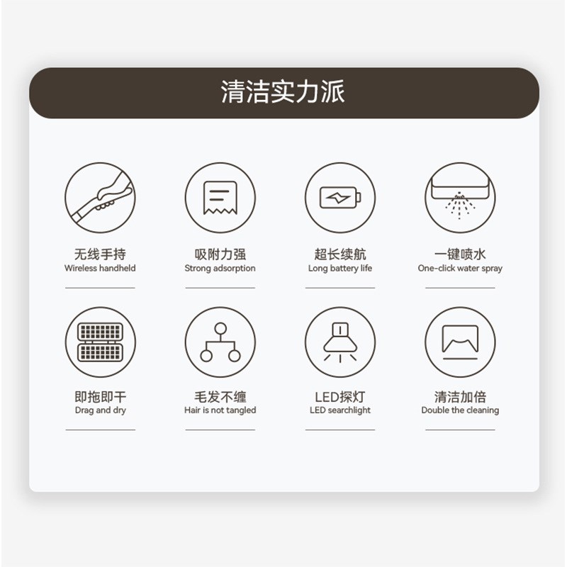 智能全自动洗地机家用拖地机电动手推拖把懒人拖地神器免手洗