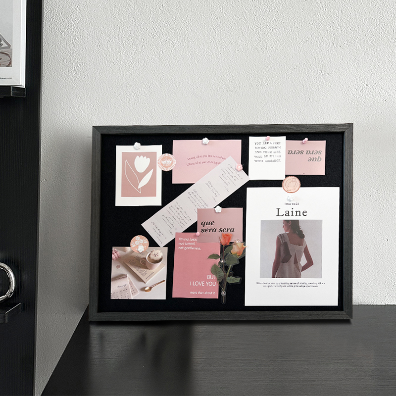 软木板照片墙背景板留言板挂墙记事板软木墙板家用挂式墙面装饰展