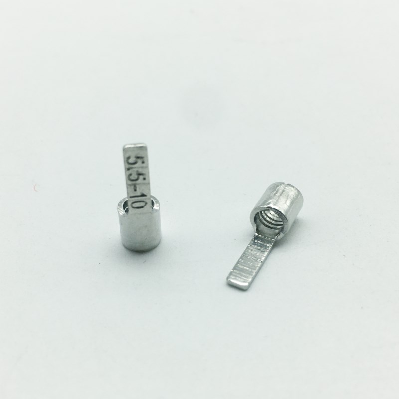 DBN5.5-10 裸端头 片形接线端子4-6平方 接线鼻子 紫铜 1000只