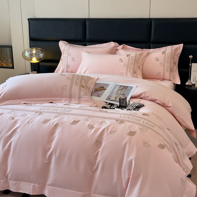 母婴级A类加厚纯棉磨毛四件套秋冬全棉保暖紫色床单被套南通床品4