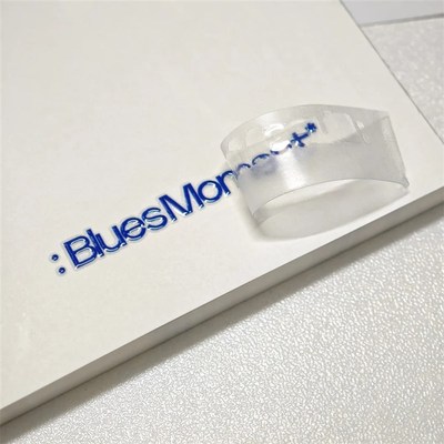 水晶标uv转印贴定制logo撕膜留字防水不干胶透明自粘标签贴纸打印