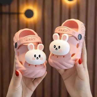 岁2防滑一两岁凉鞋子半女宝一岁宝宝拖鞋儿童洞洞一1婴儿拖鞋室内