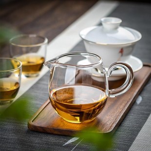 大号均杯分茶器 玻璃公道杯茶海耐热透明加厚家用功夫茶具简约日式