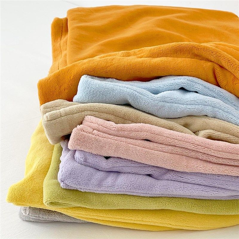 冬日赖床!暖洋洋奶油绒枕套信封式可爱L纯色毛绒枕芯枕头罩定制