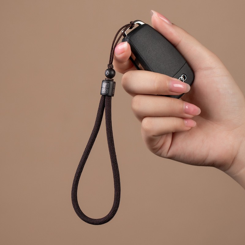 汽车钥匙挂件手工编织钥匙扣男士女个性创意挂绳防丢钥.匙链挂饰