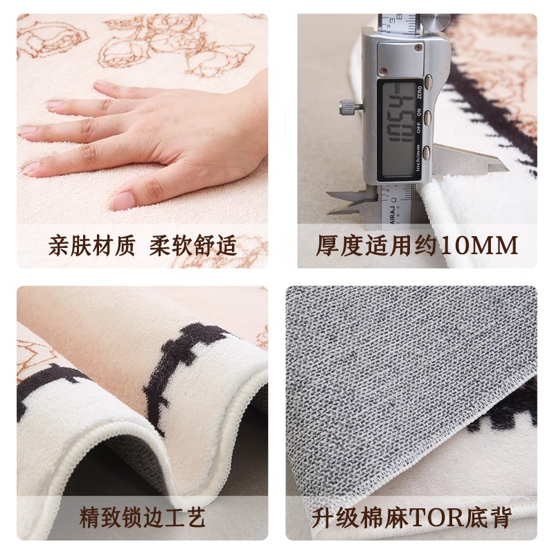 线条小狗飘窗垫子主卧阳台坐垫子可F机洗窗台垫子羊羔绒防滑可裁